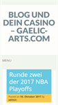Mobile Screenshot of gaelic-arts.com